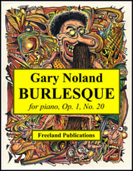 Burlesque Op. 1, No. 20 piano sheet music cover Thumbnail